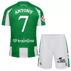 Maillot Real Betis Antony 7 Enfant Domicile 2025-26 Maillot Real Betis Antony 7 Enfant Domicile 2025-26