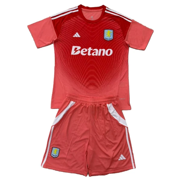 Maillot Gardien Aston Villa Enfant 2025-26 Rouge