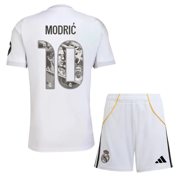 Maillot Real Madrid Modrić 10 Enfant Domicile 2025-26