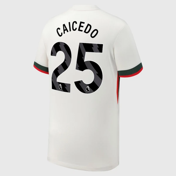 Maillot Chelsea Caicedo 25 Homme Extérieur 2025-26