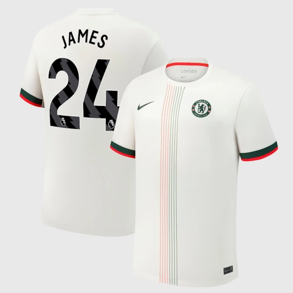 Maillot Chelsea James 24 Homme Extérieur 2025-26