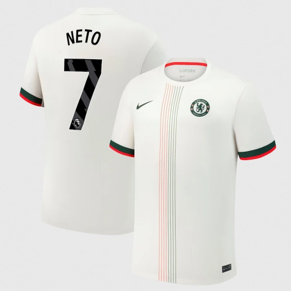 Maillot Chelsea Pedro Neto 7 Homme Extérieur 2025-26