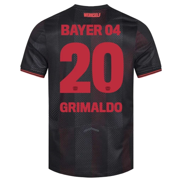 Maillot Bayer 04 Leverkusen Alejandro Grimaldo 20 Enfant Domicile 2025-26