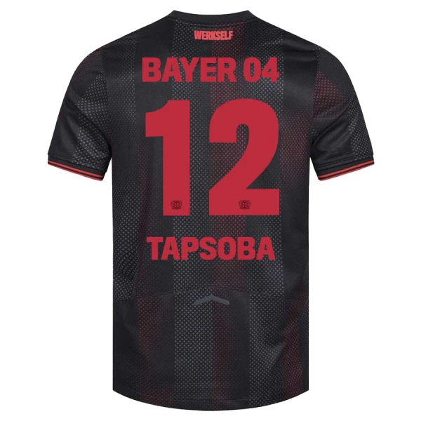 Maillot Bayer 04 Leverkusen Edmond Tapsoba 12 Homme Domicile 2025-26