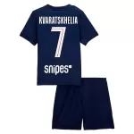 Maillot Paris Saint-Germain Kvaratskhelia 7 Enfant Domicile 2025-26