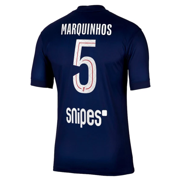 Maillot Paris Saint-Germain Marquinhos 5 Homme Domicile 2025-26