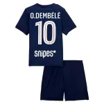 Maillot Paris Saint-Germain O. Dembele 10 Enfant Domicile 2025-26