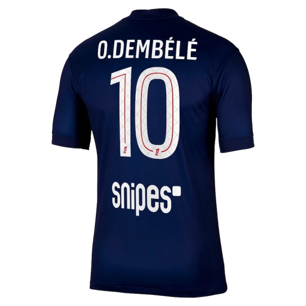 Maillot Paris Saint-Germain O. Dembele 10 Homme Domicile 2025-26