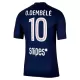 Maillot Paris Saint-Germain O. Dembele 10 Homme Domicile 2025-26