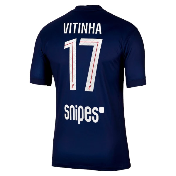 Maillot Paris Saint-Germain Vitinha 17 Homme Domicile 2025-26