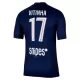 Maillot Paris Saint-Germain Vitinha 17 Homme Domicile 2025-26