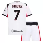 Maillot AC Milan Gimenez 7 Enfant Extérieur 2025-26