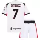 Maillot AC Milan Gimenez 7 Enfant Extérieur 2025-26 Maillot AC Milan Gimenez 7 Enfant Extérieur 2025-26