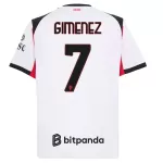 Maillot AC Milan Gimenez 7 Homme Extérieur 2025-26