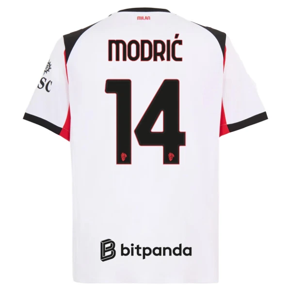 Maillot AC Milan Modrić 14 Homme Extérieur 2025-26 Maillot AC Milan Modrić 14 Homme Extérieur 2025-26