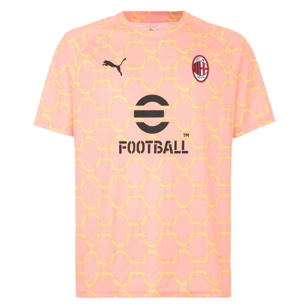 Maillot AC Milan Pre-Match Homme 2025-26 Rose Maillot AC Milan Pre-Match Homme 2025-26 Rose
