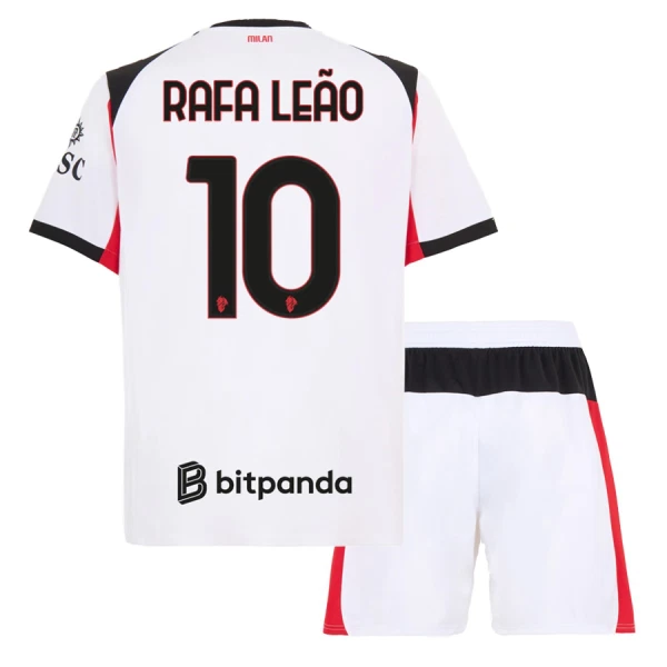 Maillot AC Milan Rafael Leao 10 Enfant Extérieur 2025-26 Maillot AC Milan Rafael Leao 10 Enfant Extérieur 2025-26