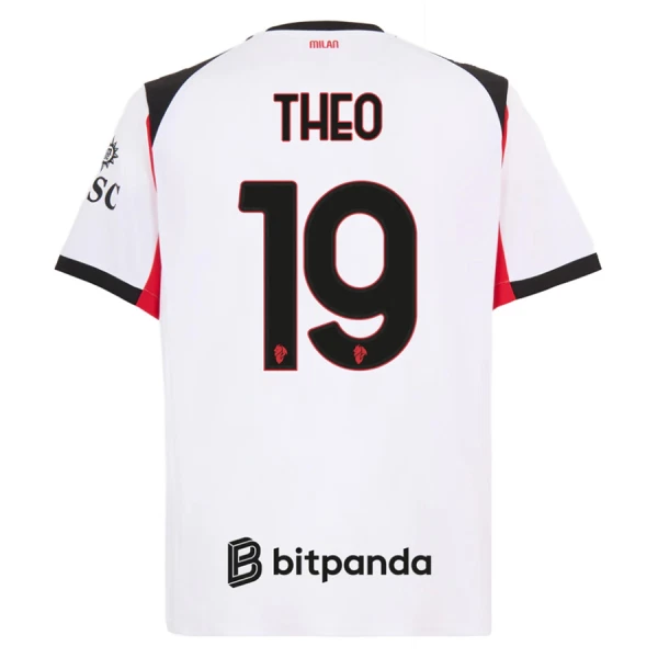Maillot AC Milan Theo 19 Homme Extérieur 2025-26 Maillot AC Milan Theo 19 Homme Extérieur 2025-26