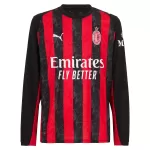 Maillot Manches Longues AC Milan Homme Domicile 2025-26