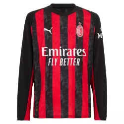 Maillot Manches Longues AC Milan Homme Domicile 2025-26 Maillot Manches Longues AC Milan Homme Domicile 2025-26