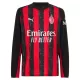 Maillot Manches Longues AC Milan Homme Domicile 2025-26 Maillot Manches Longues AC Milan Homme Domicile 2025-26