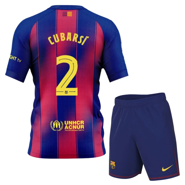Maillot FC Barcelone Cubarsi 2 Enfant Domicile 2025-26 Maillot FC Barcelone Cubarsi 2 Enfant Domicile 2025-26