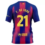 Maillot FC Barcelone Frenkie de Jong 21 Homme Domicile 2025-26