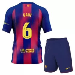 Maillot FC Barcelone Gavi 6 Enfant Domicile 2025-26 Maillot FC Barcelone Gavi 6 Enfant Domicile 2025-26