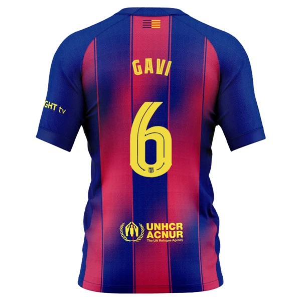 Maillot FC Barcelone Gavi 6 Enfant Domicile 2025-26