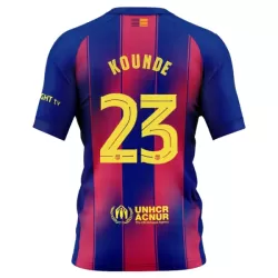 Maillot FC Barcelone Kounde 23 Homme Domicile 2025-26 Maillot FC Barcelone Kounde 23 Homme Domicile 2025-26