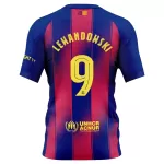 Maillot FC Barcelone Lewandowski 9 Homme Domicile 2025-26
