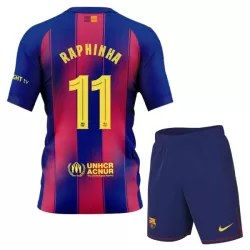 Maillot FC Barcelone Raphinha 11 Enfant Domicile 2025-26 Maillot FC Barcelone Raphinha 11 Enfant Domicile 2025-26