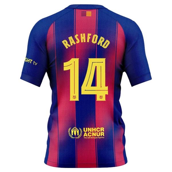 Maillot FC Barcelone Rashford 14 Enfant Third 2025-26
