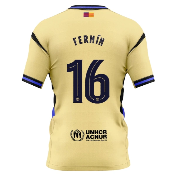 Maillot FC Barcelone x Kobe Bryant Fermin 16 Homme Extérieur 2025-26
