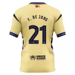 Maillot FC Barcelone x Kobe Bryant Frenkie de Jong 21 Homme Extérieur 2025-26
