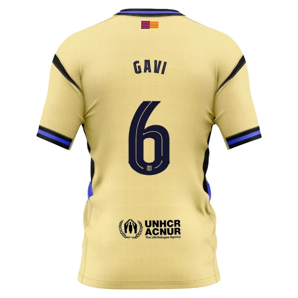 Maillot FC Barcelone x Kobe Bryant Gavi 6 Homme Extérieur 2025-26 Maillot FC Barcelone x Kobe Bryant Gavi 6 Homme Extérieur 2025-26