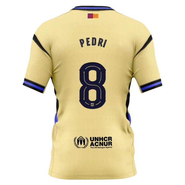 Maillot FC Barcelone x Kobe Bryant Pedri 8 Enfant Extérieur 2025-26