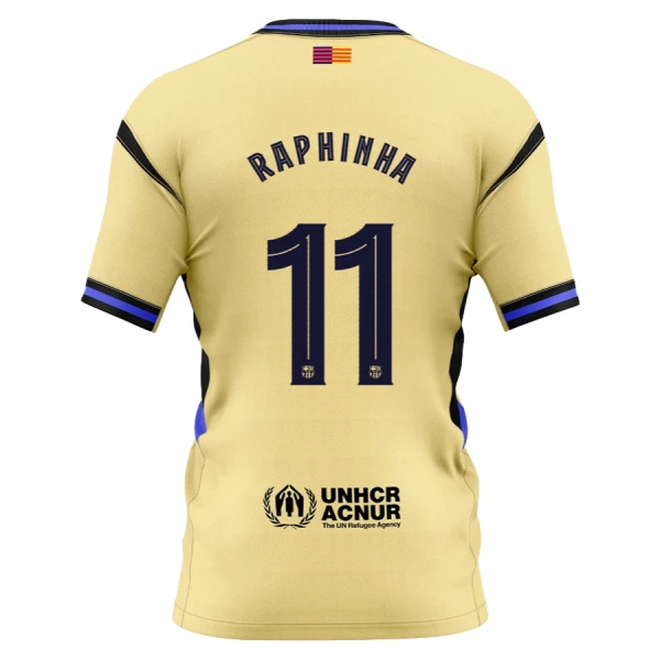 Maillot FC Barcelone x Kobe Bryant Raphinha 11 Homme Extérieur 2025-26