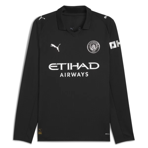 Maillot Manches Longues Manchester City Homme Extérieur 2025-26 Maillot Manches Longues Manchester City Homme Extérieur 2025-26