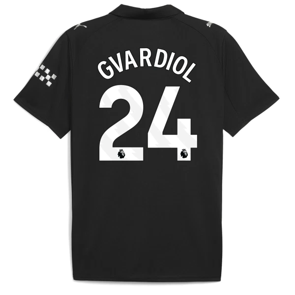 Maillot Manchester City Gvardiol 24 Homme Extérieur 2025-26 Maillot Manchester City Gvardiol 24 Homme Extérieur 2025-26