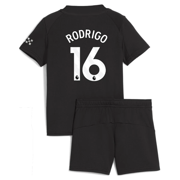 Maillot Manchester City Rodrigo 16 Enfant Extérieur 2025-26 Maillot Manchester City Rodrigo 16 Enfant Extérieur 2025-26