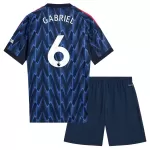Maillot Arsenal Gabriel 6 Enfant Extérieur 2025-26