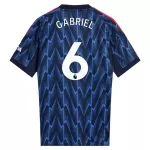 Maillot Arsenal Gabriel 6 Homme Extérieur 2025-26