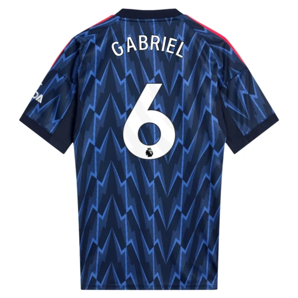 Maillot Arsenal Gabriel 6 Homme Extérieur 2025-26 Maillot Arsenal Gabriel 6 Homme Extérieur 2025-26