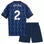 Maillot Arsenal Saliba 2 Enfant Extérieur 2025-26