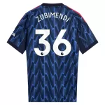 Maillot Arsenal Zubimendi 36 Homme Extérieur 2025-26