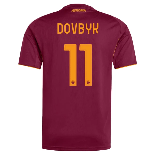 Maillot AS Roma Dovbyk 11 Homme Domicile 2025-26 Maillot AS Roma Dovbyk 11 Homme Domicile 2025-26