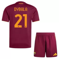 Maillot AS Roma Dybala 21 Enfant Domicile 2025-26 Maillot AS Roma Dybala 21 Enfant Domicile 2025-26