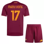 Maillot AS Roma Manu Kone 17 Enfant Domicile 2025-26