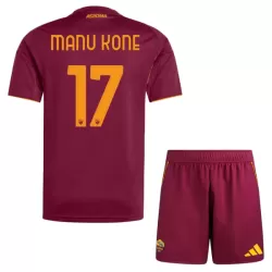 Maillot AS Roma Manu Kone 17 Enfant Domicile 2025-26 Maillot AS Roma Manu Kone 17 Enfant Domicile 2025-26